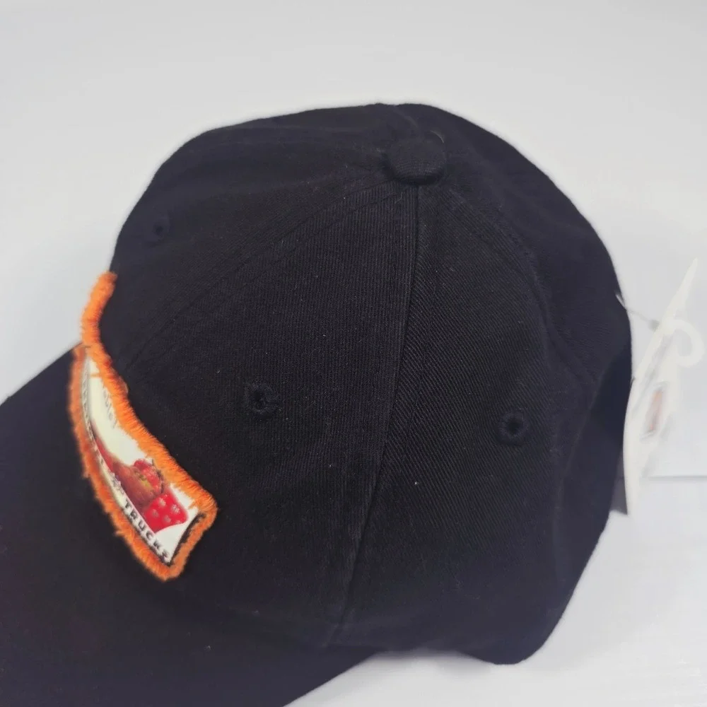 International Trucks Hat Mens Black Orange Logo Cap Snapback NWT‎